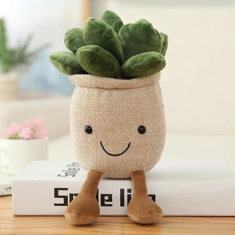 Smiling Tulip Plush Plant Decor Solveify