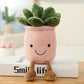 Smiling Tulip Plush Plant Decor Solveify