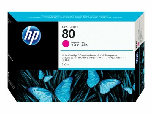 Original HP 80 (C4847A) Magenta Ink Cartridge DoorStepInk