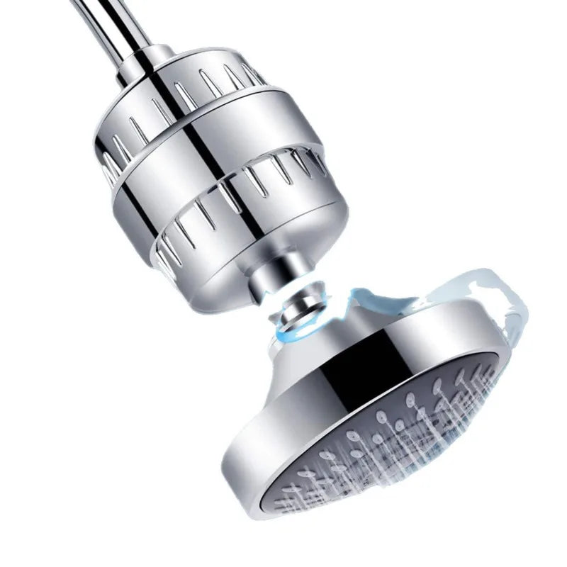 5 Modes High Pressure Shower Head 4 Inch High Flow Fixed Showerheads Sprayer Bathroom Rain Showerhead Faucet Replacement Part Solveify