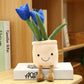 Smiling Tulip Plush Plant Decor Solveify