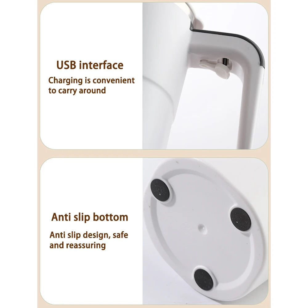 380ML Coffee Cups Electric Automatic Stirring Mug Rechargeable 304 Stainless Steel Mixer Drinkware Touch Magnetic Tea Cup Gifts Solveify