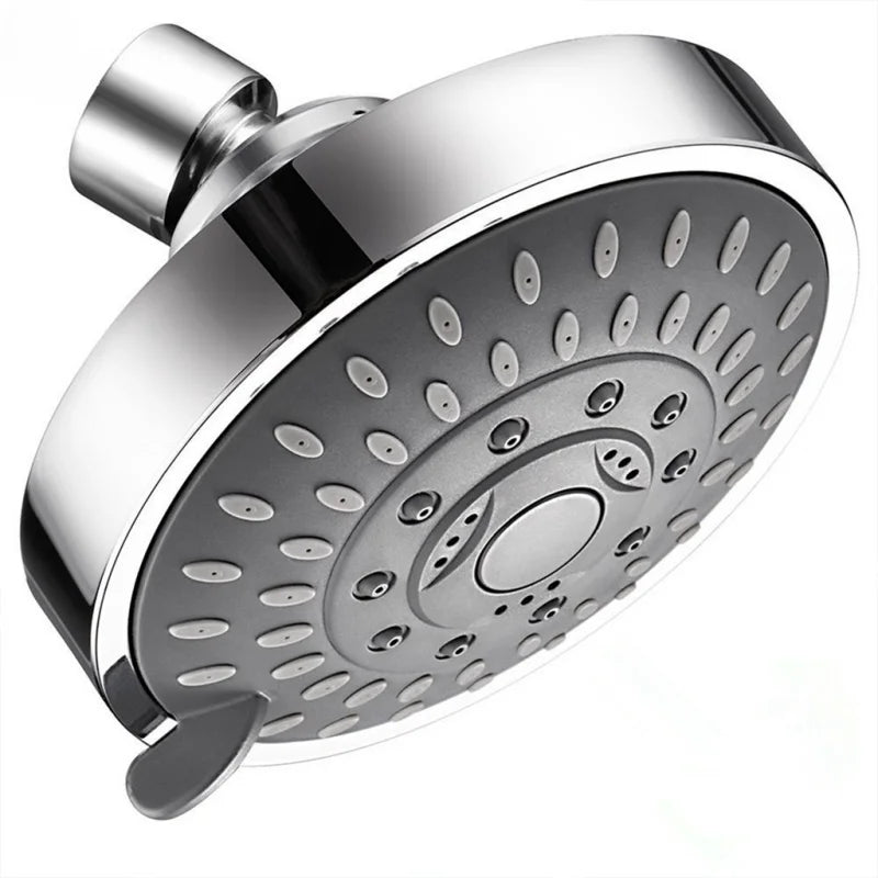 5 Modes High Pressure Shower Head 4 Inch High Flow Fixed Showerheads Sprayer Bathroom Rain Showerhead Faucet Replacement Part Solveify