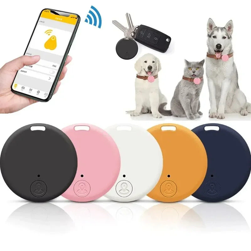 2026 GPS Bluetooth 5.0 Tracker AntiLost Device Round Pet Kids Bag Wallet Tracking Smart Finder Locator MIni Solveify