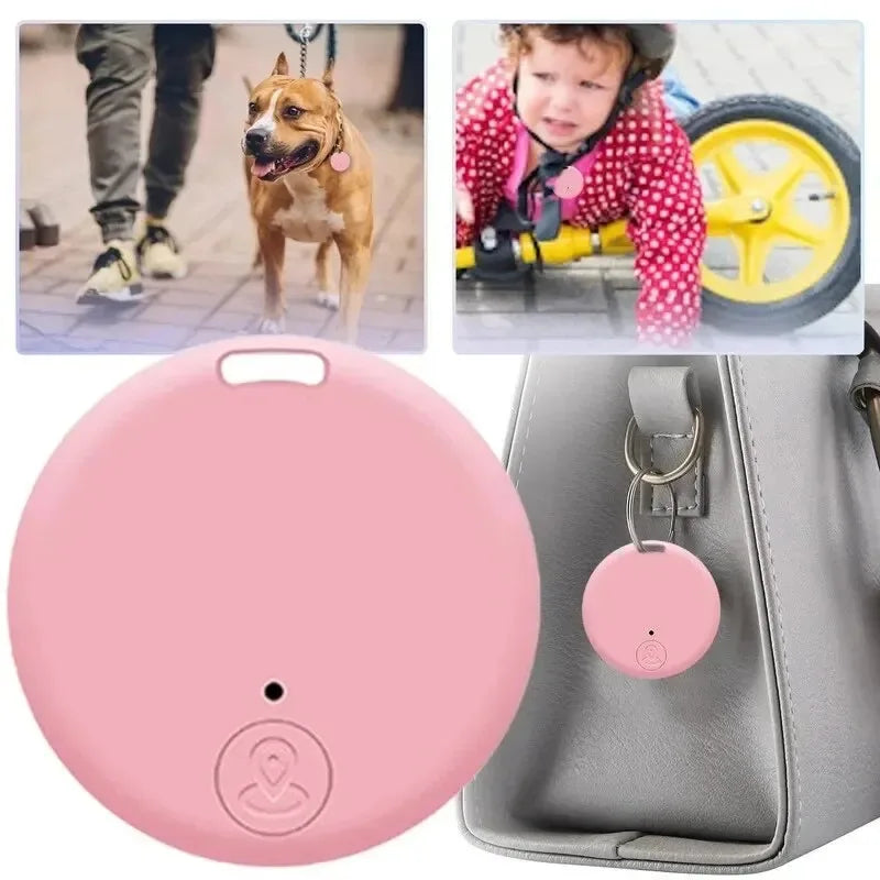 2026 GPS Bluetooth 5.0 Tracker AntiLost Device Round Pet Kids Bag Wallet Tracking Smart Finder Locator MIni Solveify