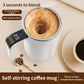 380ML Coffee Cups Electric Automatic Stirring Mug Rechargeable 304 Stainless Steel Mixer Drinkware Touch Magnetic Tea Cup Gifts Solveify