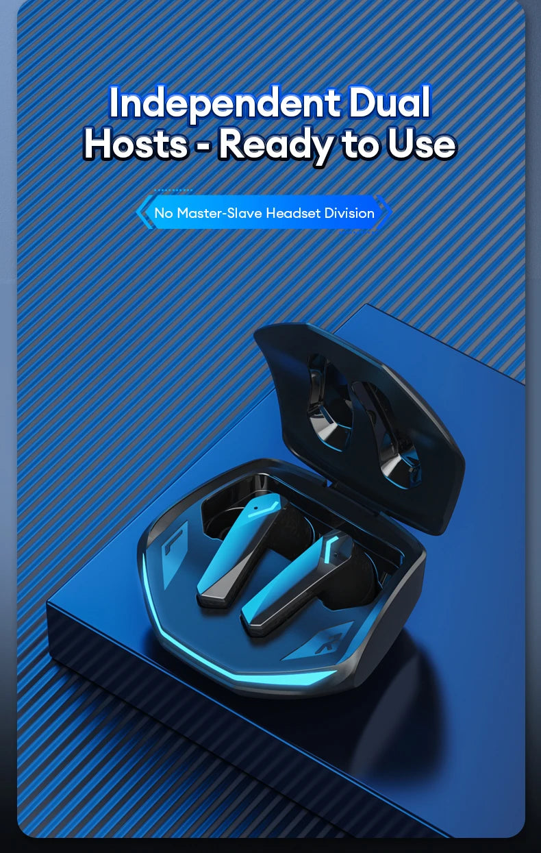 Lenovo GM2 Pro Gaming Earphones Bluetooth 5.3 Sport Headset Dual Mode HD Call Noise Reduction Earbuds with Mic Music Earphones Solveify