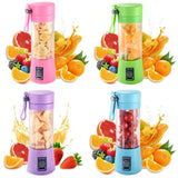 Mini Juicer Portable Blender Fruit Smoothie Milkshake Electric Juicer USB Rechargeable Juice Cup Food Processor Kitchen Supplies Solveify