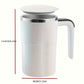 380ML Coffee Cups Electric Automatic Stirring Mug Rechargeable 304 Stainless Steel Mixer Drinkware Touch Magnetic Tea Cup Gifts Solveify