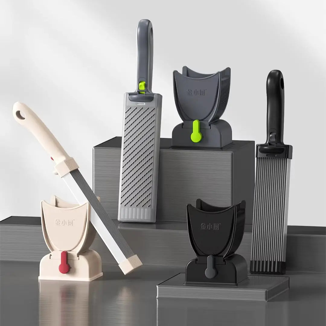 ONCE for All Meat Slicer and  Knife Set for Meat Slicing , Manual Fresh Meat Cutter, Slicer for Beef, Pork, Chicken Breast Solveify