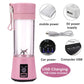Mini Juicer Portable Blender Fruit Smoothie Milkshake Electric Juicer USB Rechargeable Juice Cup Food Processor Kitchen Supplies Solveify