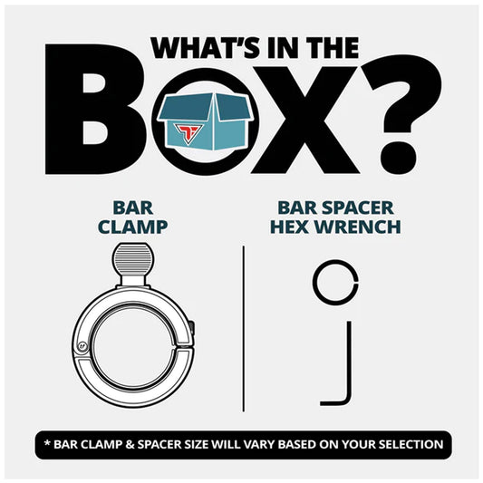 BC1 BAR CLAMP SERIES WITH 20MM BALL GRIP'R