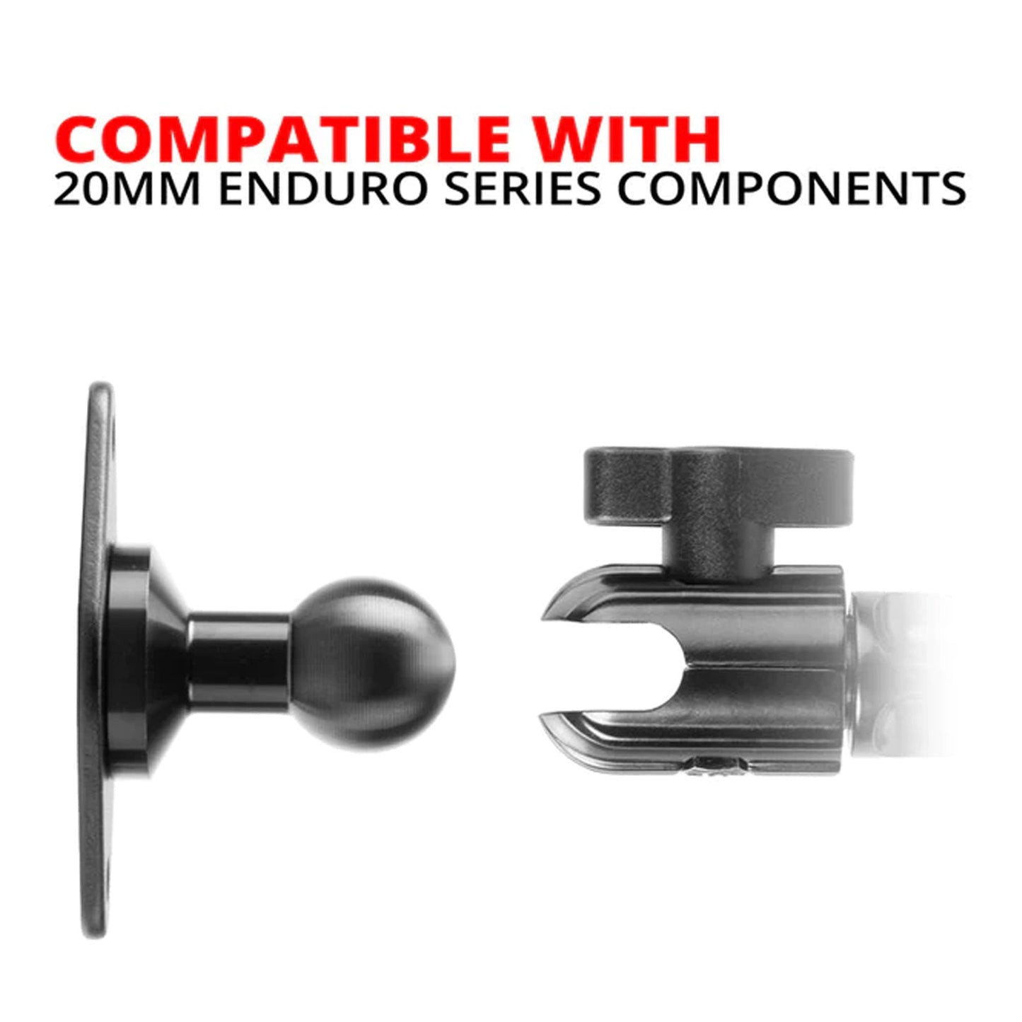 METAL DIAMOND BASE ADAPTER | 20MM BALL GRIP'R