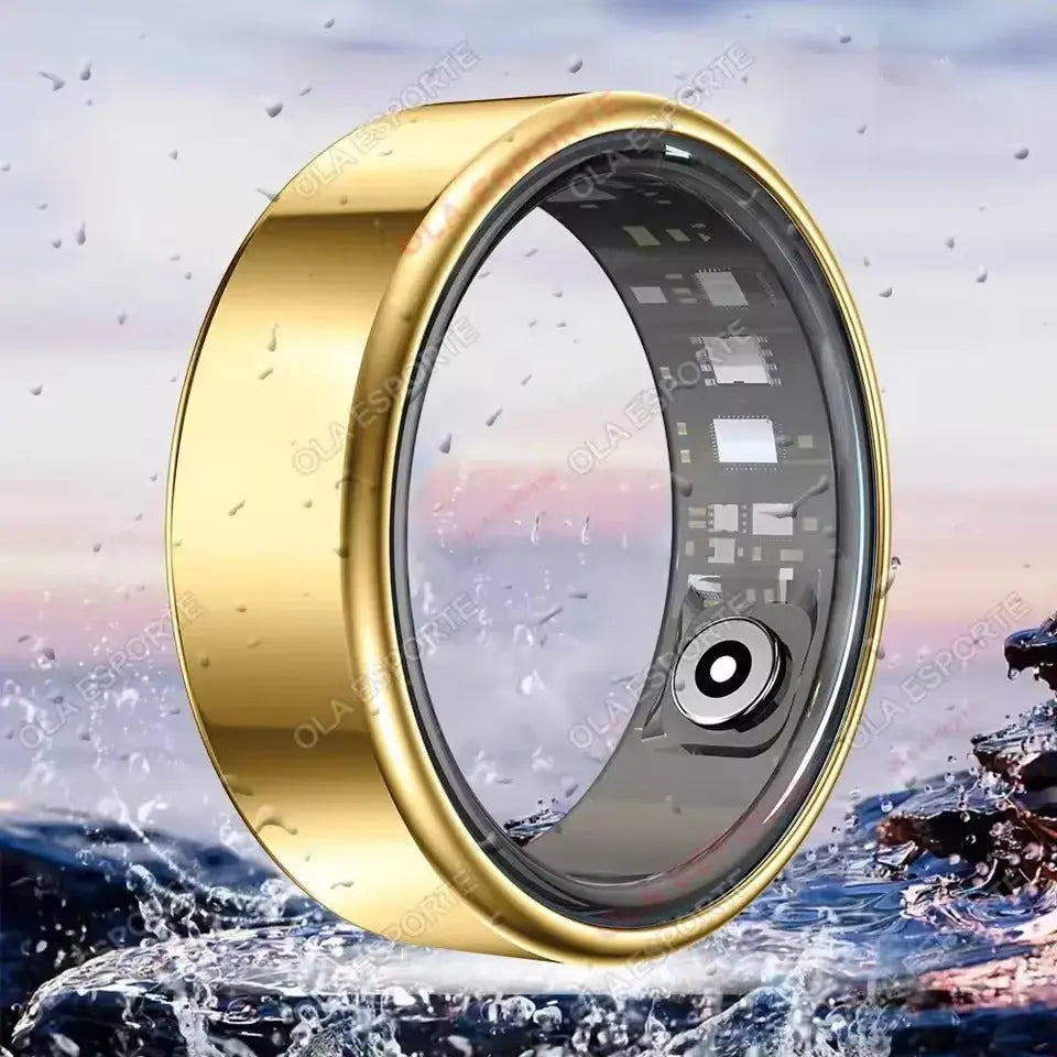 R10 Smart Ring with Charging Dock Men Women Health Sleep Heart Rate Monitoring IP68 & 5ATM Waterproof Multi-sport Mode Solveify